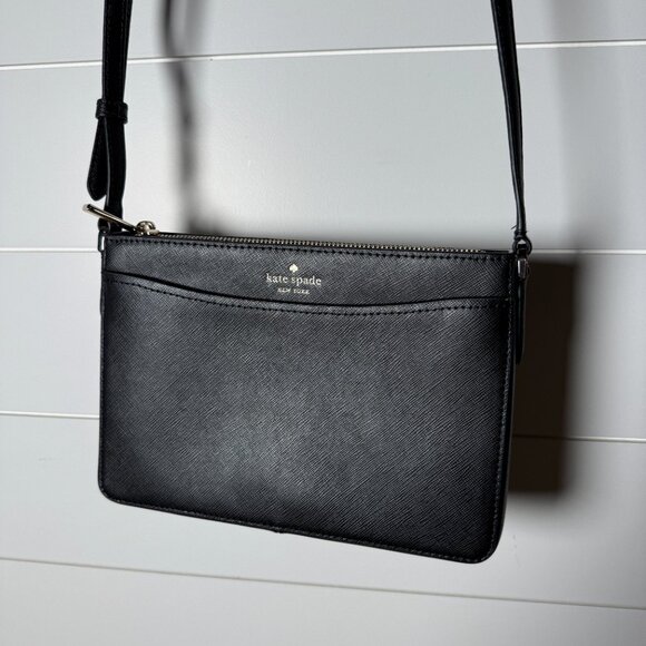 Kate Spade Margaux Convertible Crossbody Purse Black - Picture 1 of 10